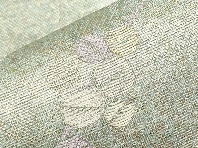 平和屋着物*夏物 六通柄袋帯 枝花文 金銀糸 正絹 逸品 CABL1286tx