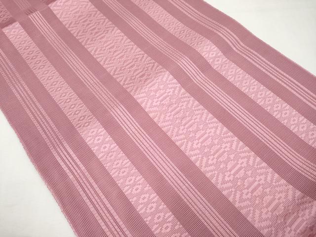 平和屋着物*夏物 八寸名古屋帯 博多織 紗献上 長春色 CABL1308tx