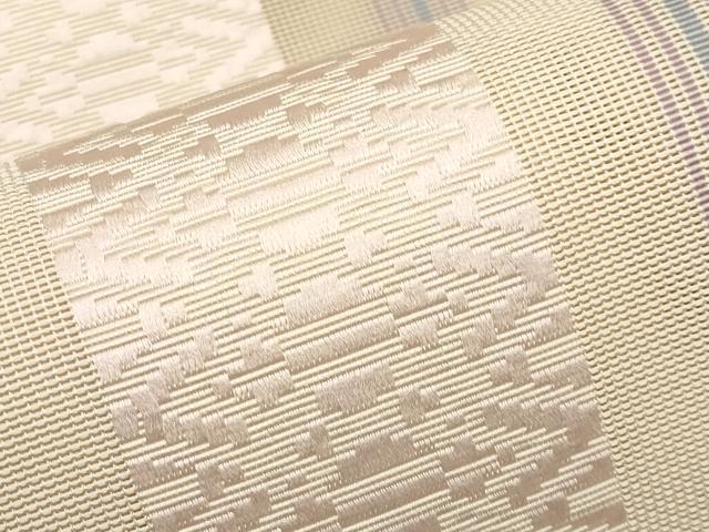 平和屋着物*夏物 本場筑前博多織 八寸名古屋帯 紗献上 正絹 逸品 CABL1313tx