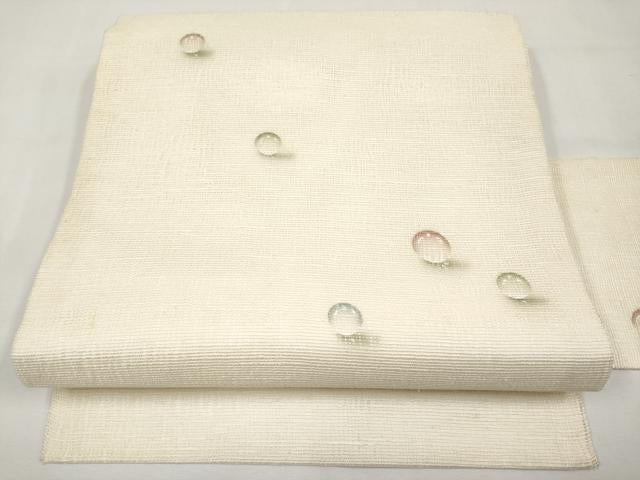 平和屋着物*夏物 九寸名古屋帯 手描き 水玉 正絹 逸品 CABL1343tx