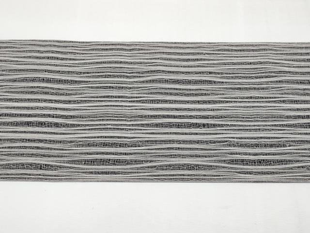 平和屋着物*夏物 九寸名古屋帯 櫛織 霞文 正絹 逸品 CABL1397tx