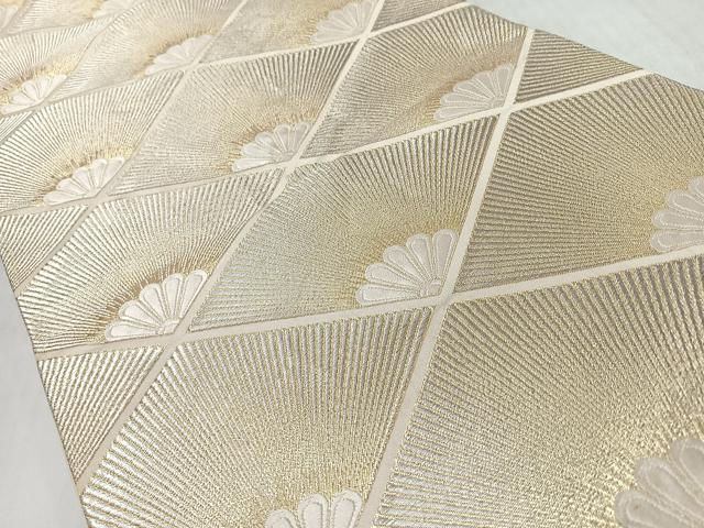 平和屋着物◎両面 六通柄袋帯 唐織 花繍錦 錦繍 銀糸 正絹 逸品 CABL1960nb