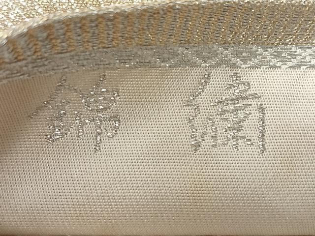 平和屋着物◎両面 六通柄袋帯 唐織 花繍錦 錦繍 銀糸 正絹 逸品 CABL1960nb