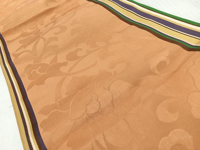 平和屋着物◎本場筑前博多織 八寸名古屋帯 花唐草文 正絹 逸品 CABL1980nb