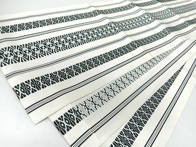 平和屋着物◎本場筑前博多織 八寸名古屋帯 献上 一重帯 正絹 逸品 CABL1986nb