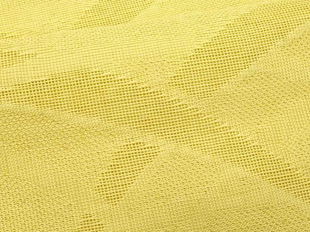 平和屋着物*夏物 八寸名古屋帯 芝草文 淡黄色 逸品 CABL2007fb
