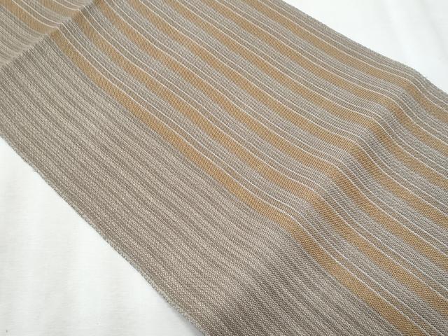 平和屋着物*夏物 八寸名古屋帯 間道 自然布 逸品 CABL2051fb