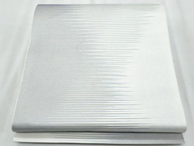 平和屋着物*夏物 本場筑前博多織 八寸名古屋帯 横段文 正絹 逸品 CABL2055fb