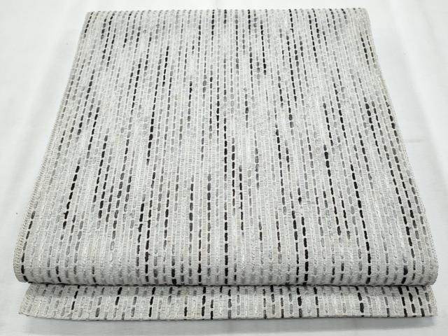 平和屋着物*夏物 八寸名古屋帯 霞文 正絹 逸品 CABL2057fb