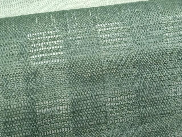 平和屋着物*夏物 九寸名古屋帯 花倉織 流水文 麻 逸品 CABL2091fb