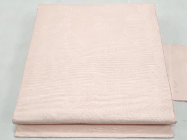 平和屋着物*夏物 九寸名古屋帯 萩 灰桜色 正絹 逸品 CABL2101fb