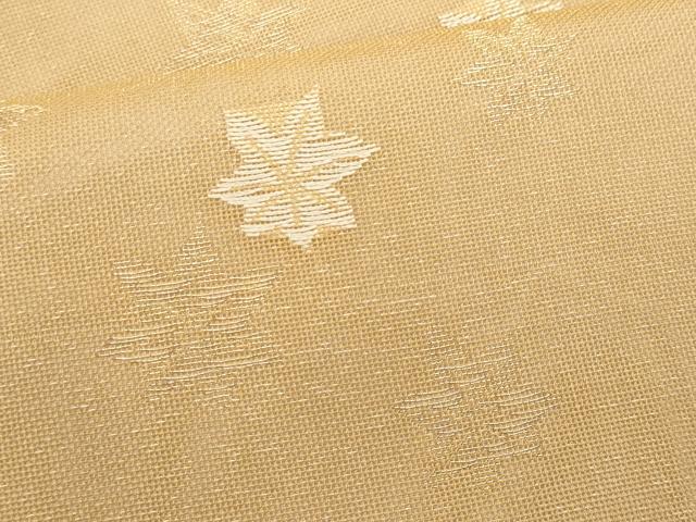 平和屋着物*夏物 九寸名古屋帯 舞楓文 金糸 正絹 逸品 CABL2110fb