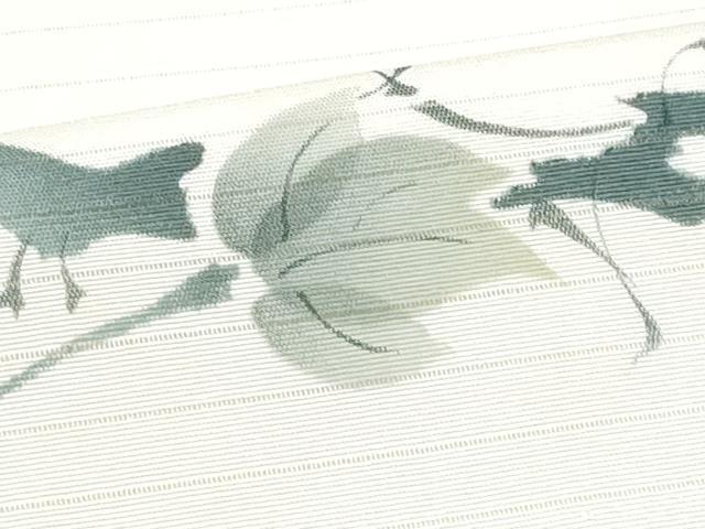 平和屋着物*夏物 九寸名古屋帯 手描き 蔦の葉文 CABL2113fb