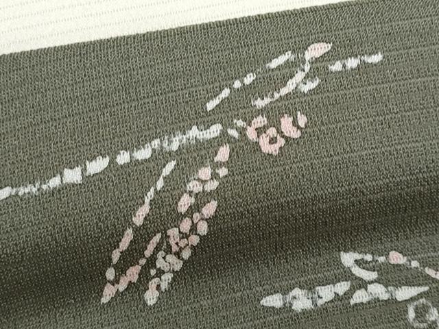平和屋着物*夏物 九寸名古屋帯 ろうけつ染め トンボ 正絹 逸品 CABL2118fb
