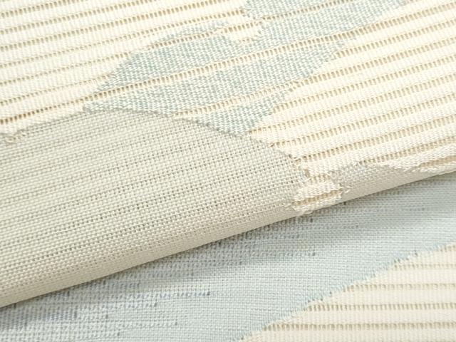 平和屋着物*夏物 八寸名古屋帯 雪芝文 正絹 逸品 CABL2160fb