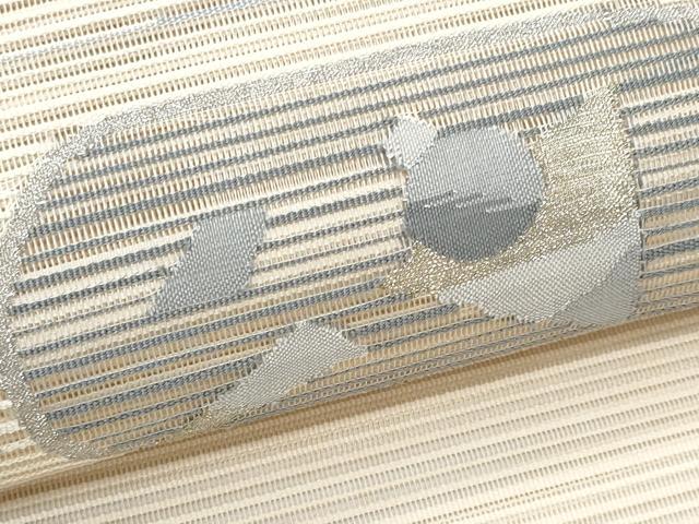 平和屋着物*夏物 八寸名古屋帯 絽綴れ 抽象文様 正絹 逸品 CABL2170fb