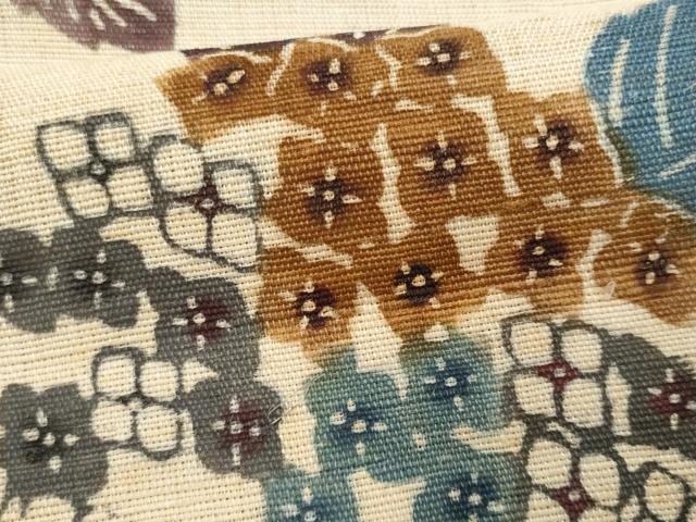 平和屋着物*夏物 八寸名古屋帯 紫陽花 麻 逸品 CABL2182fb