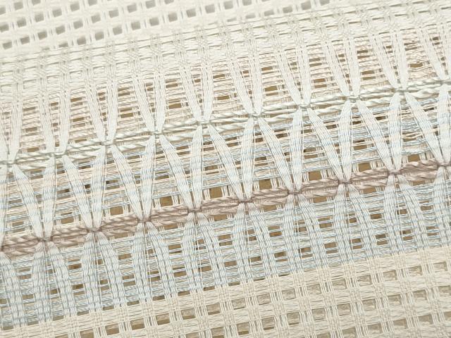 平和屋着物*夏物 八寸名古屋帯 抽象文様 正絹 逸品 CABL2190fb