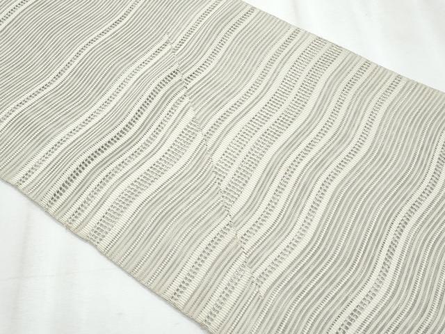 平和屋着物*夏物 八寸名古屋帯 切り嵌め文様 正絹 逸品 CABL2200fb