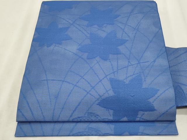 平和屋着物*夏物 九寸名古屋帯 舞楓文 正絹 逸品 CABL2299fb