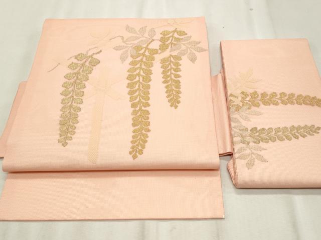 平和屋着物*夏物 つけ帯 藤花房 金糸 正絹 逸品 CABL2305fb