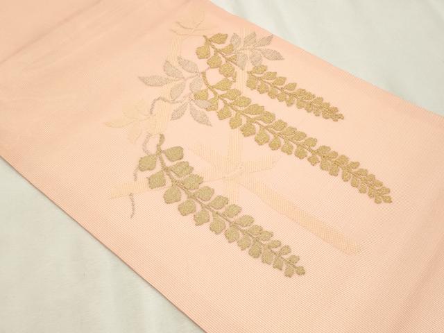 平和屋着物*夏物 つけ帯 藤花房 金糸 正絹 逸品 CABL2305fb