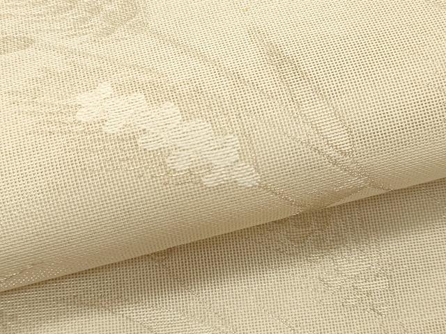 平和屋着物*夏物 つけ帯 枝葉文 金糸 正絹 逸品 CABL2312fb