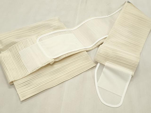 平和屋着物*夏物 ワンタッチつけ帯 絽綴れ 抽象文様 正絹 逸品 CABL2317fb