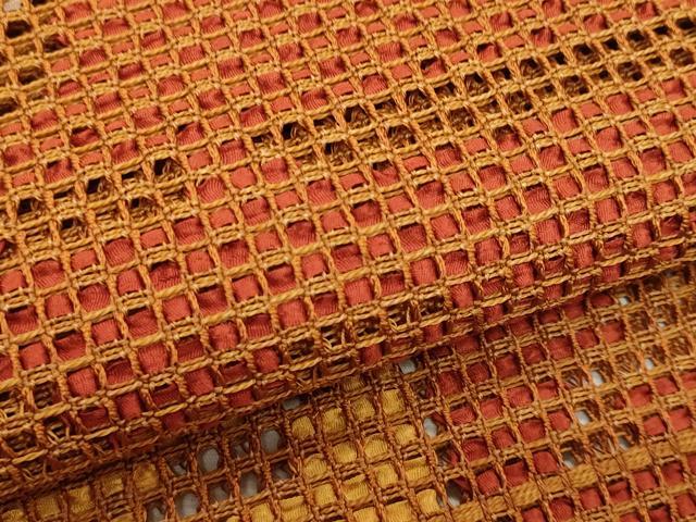 平和屋着物*夏物 八寸名古屋帯 羅 抽象文様 正絹 逸品 CABL2322fb