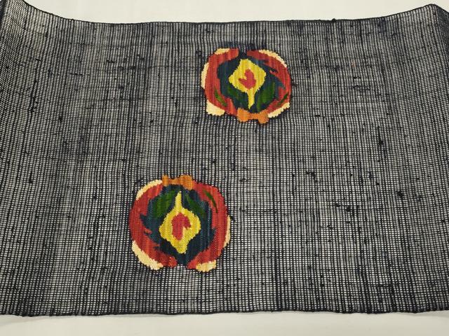 平和屋着物*夏物 八寸名古屋帯 洋花文 正絹 逸品 CABL2328fb