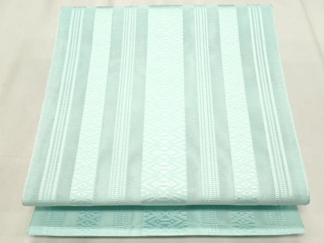 平和屋着物*夏物 博多織 八寸名古屋帯 紗献上 水色 CABL2344fb