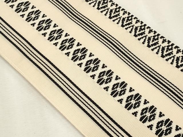 平和屋着物*夏物 本場筑前博多織 半幅帯 紗献上 正絹 逸品 CABL2357fb