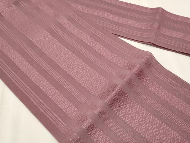 平和屋着物*夏物 博多織 八寸名古屋帯 紗献上 浅紫色 CABL2363fb