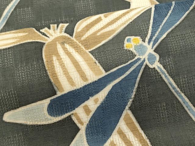 平和屋着物*夏物 九寸名古屋帯 蜻蛉 正絹 逸品 CABL2385fb