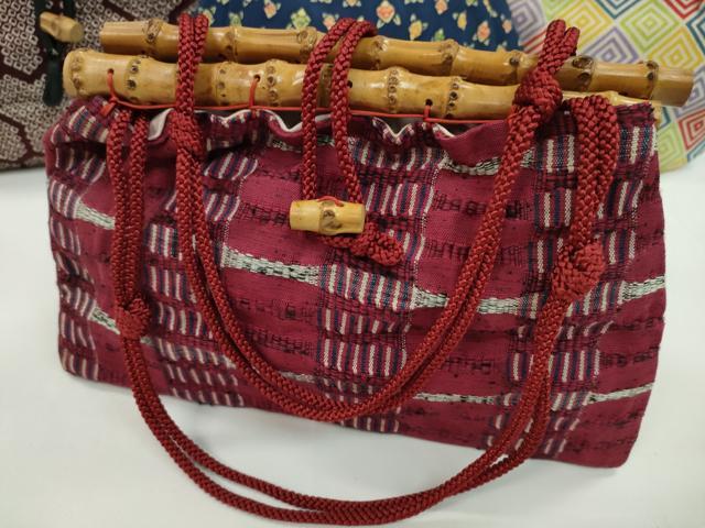 平和屋着物▼和装小物 和装バッグまとめて5点 ハンドバッグ 花 毘沙門亀甲 入子菱 バンブー 紬地 金糸 逸品 CABL2424ju
