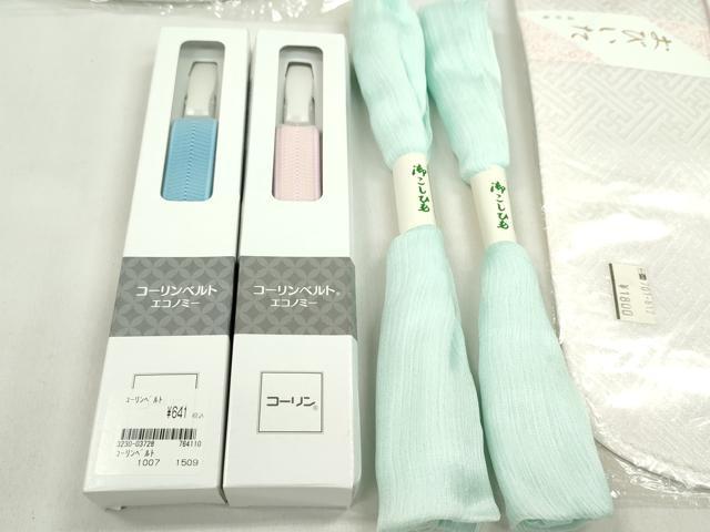 平和屋着物▼和装小物 着付け用品まとめて10点 帯板 帯枕 伊達締め コーリンベルト 腰紐 未使用多数 逸品 CABL2502ju