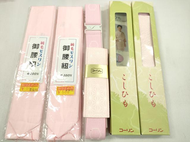 平和屋着物▼和装小物 着付け用品まとめて10点 前板 帯枕 伊達締め 腰紐 ソフトパッド 未使用多数 逸品 CABL2507ju