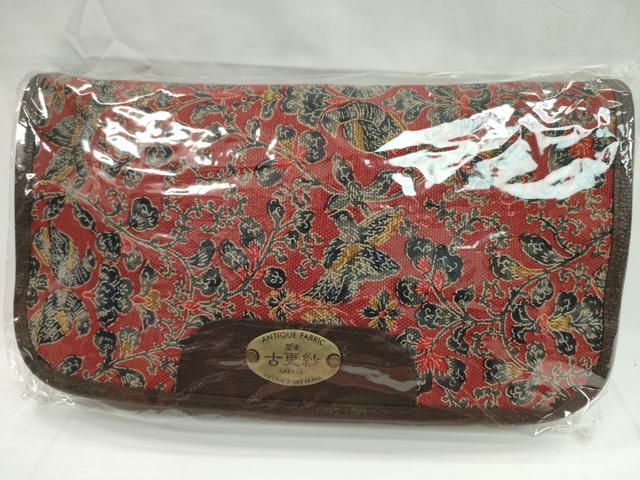 平和屋着物▼和装小物 和装バッグまとめて4点 ハンドバッグ 優佳良織 型染古更紗 二つ折り 孔雀羽文 未使用あり 逸品CABL2519ju
