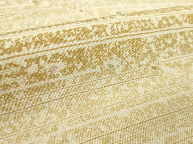 平和屋着物●小紋 反物 横段舞花びら 着尺 逸品 未使用 CABL2608ju