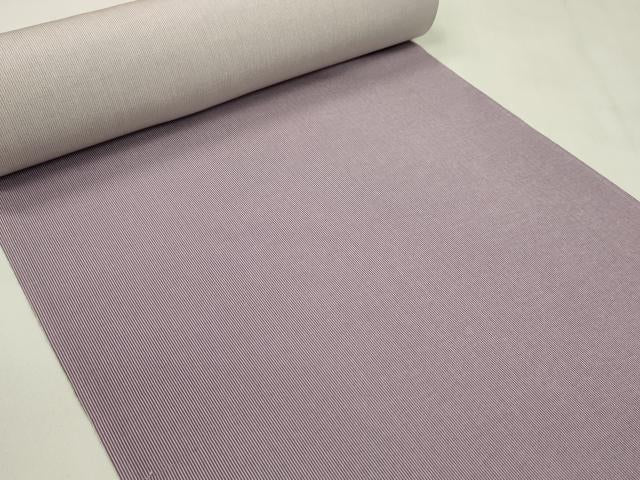 平和屋着物●江戸小紋 解き反物 万筋 葡萄色×白 着尺 逸品 CABL2660ju
