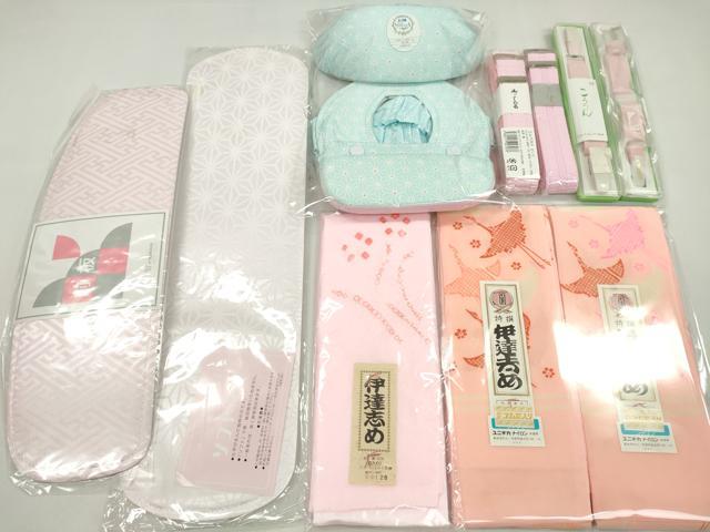 平和屋着物▼和装小物 着付け用品まとめて10点 帯板 帯枕 伊達締め コーリンベルト 腰紐 未使用多数 逸品 CABL2721ju