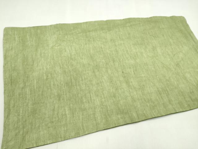 平和屋着物▼和装小物 インテリア 卓布2枚セット 絞り 天然草木染 藍染 成り物 トウモロコシ 綿 逸品 未使用 CABL2722ju