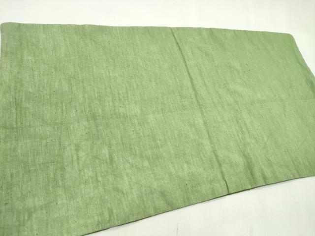 平和屋着物▼和装小物 インテリア 卓布2枚セット 絞り 天然草木染 藍染 成り物 白菜 綿 逸品 未使用 CABL2745ju