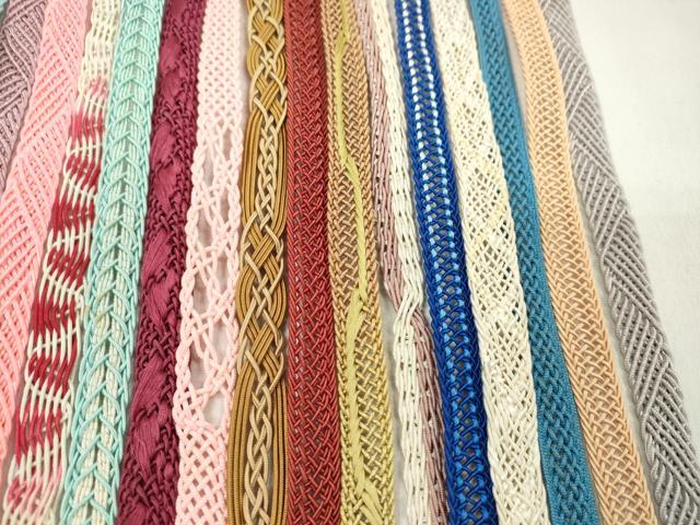 平和屋着物*夏物 和装小物 帯締め20本セット レース織 金糸 長尺あり 逸品 CABL2751ju