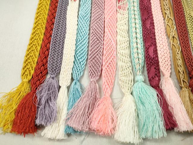 平和屋着物*夏物 和装小物 帯締め20本セット レース織 金糸 長尺あり 逸品 CABL2751ju