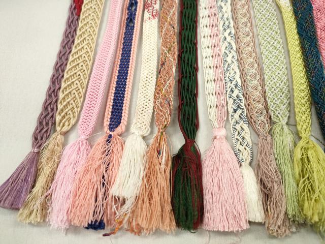 平和屋着物*夏物 和装小物 帯締め20本セット レース織 金銀糸 逸品 CABL2755ju