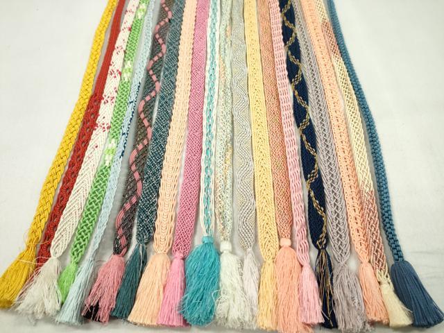 平和屋着物*夏物 和装小物 帯締め20本セット レース織 金銀糸 逸品 CABL2756ju
