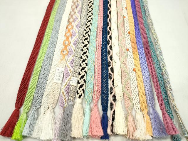 平和屋着物*夏物 和装小物 帯締め20本セット レース織 金銀糸 逸品 CABL2758ju
