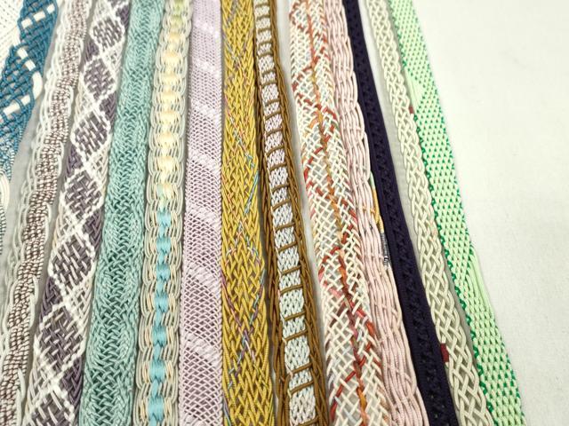 平和屋着物*夏物 和装小物 帯締め20本セット レース織 金銀糸 長尺あり 逸品 CABL2759ju