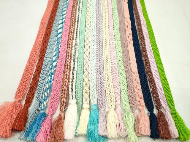 平和屋着物*夏物 和装小物 帯締め20本セット レース織 金糸 逸品 CABL2763ju